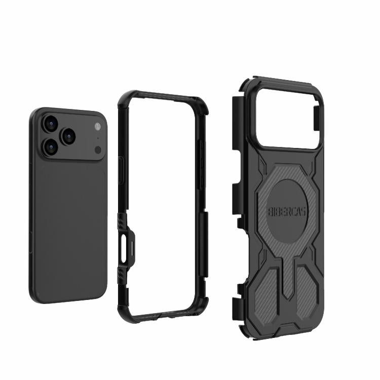 For iPhone 17 Pro Max BIBERCAS Real Color Series MagSafe Shockproof Phone Case