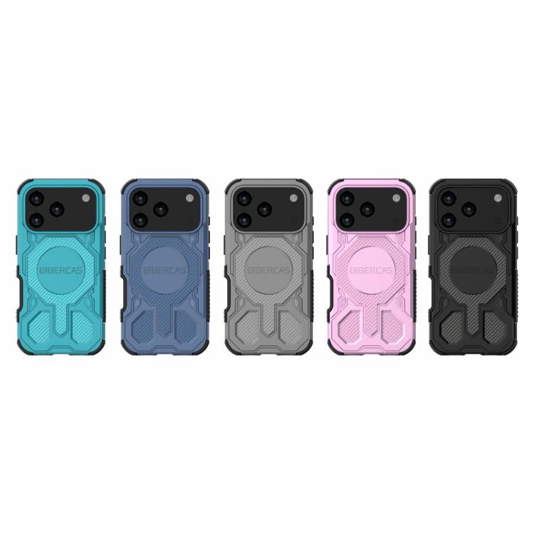 For iPhone 17 Pro BIBERCAS Real Color Series MagSafe Shockproof Phone Case