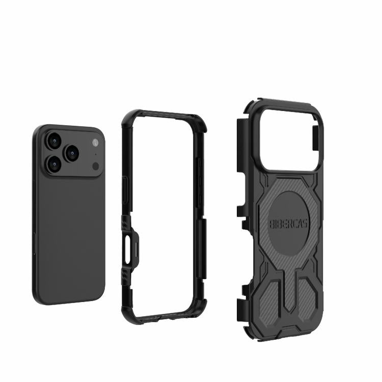 For iPhone 17 Pro BIBERCAS Real Color Series MagSafe Shockproof Phone Case