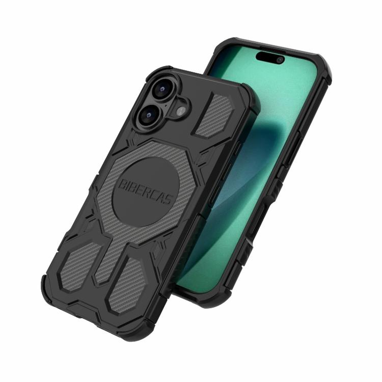 For iPhone 17 BIBERCAS Real Color Series MagSafe Shockproof Phone Case