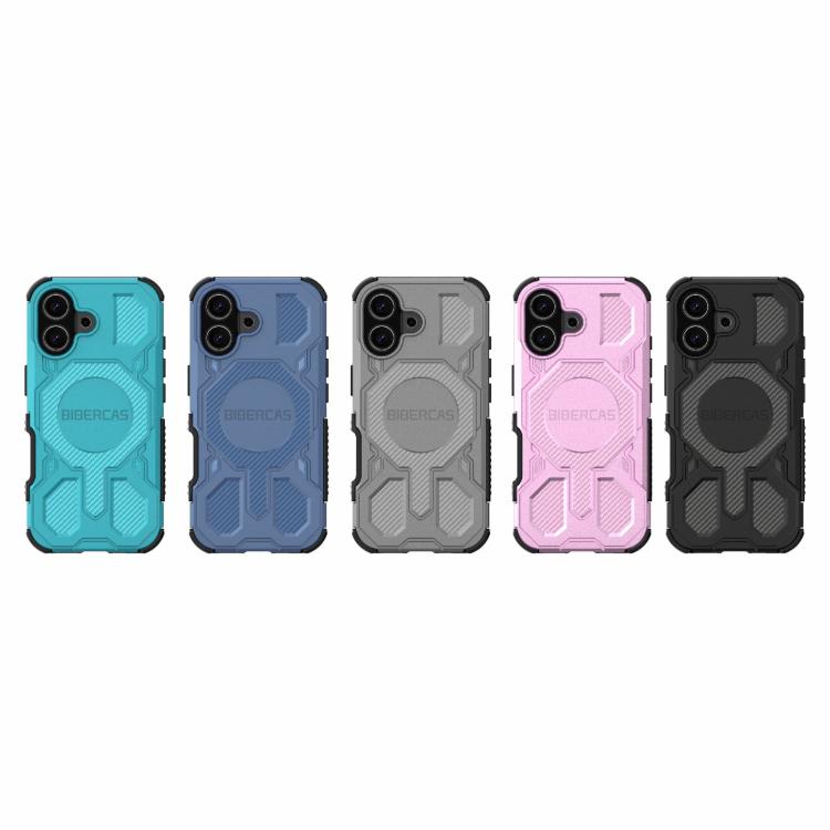 For iPhone 17 BIBERCAS Real Color Series MagSafe Shockproof Phone Case