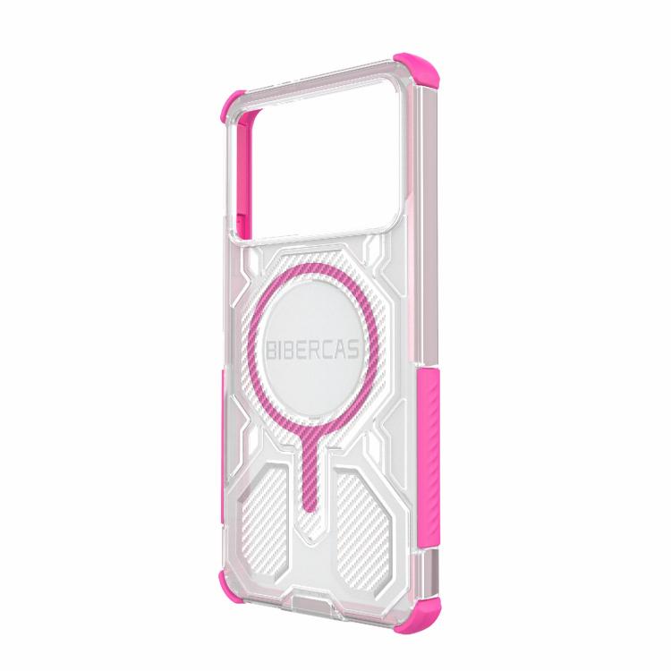 For Redmi K70 BIBERCAS Transparent Color Series MagSafe Air Bag Shockproof Phone Case