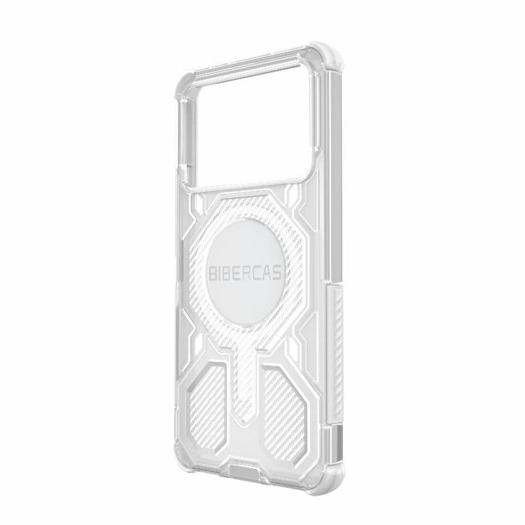 For Redmi K70E BIBERCAS Transparent Color Series MagSafe Air Bag Shockproof Phone Case
