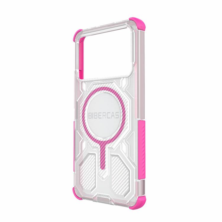 For Redmi K70E BIBERCAS Transparent Color Series MagSafe Air Bag Shockproof Phone Case