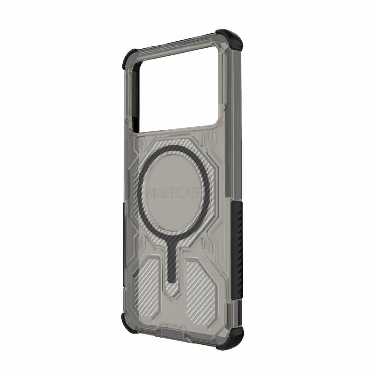 For Redmi K70E BIBERCAS Transparent Color Series MagSafe Air Bag Shockproof Phone Case