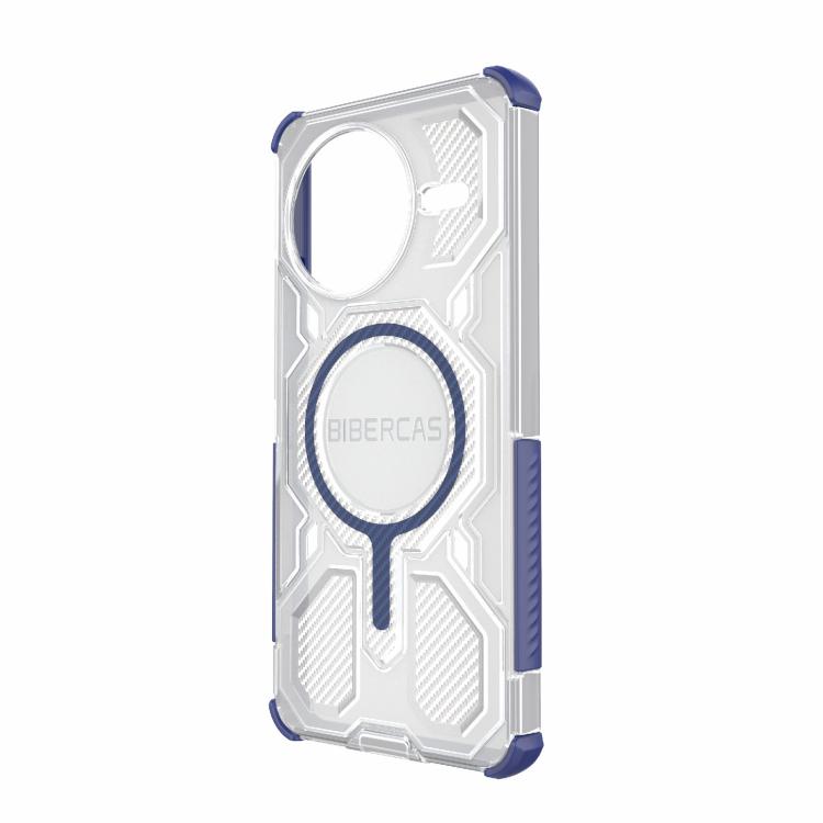 For Redmi K80 BIBERCAS Transparent Color Series MagSafe Air Bag Shockproof Phone Case