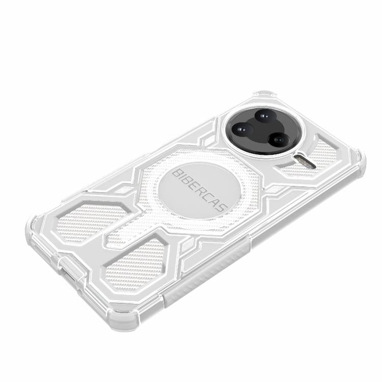 For Redmi K80 BIBERCAS Transparent Color Series MagSafe Air Bag Shockproof Phone Case