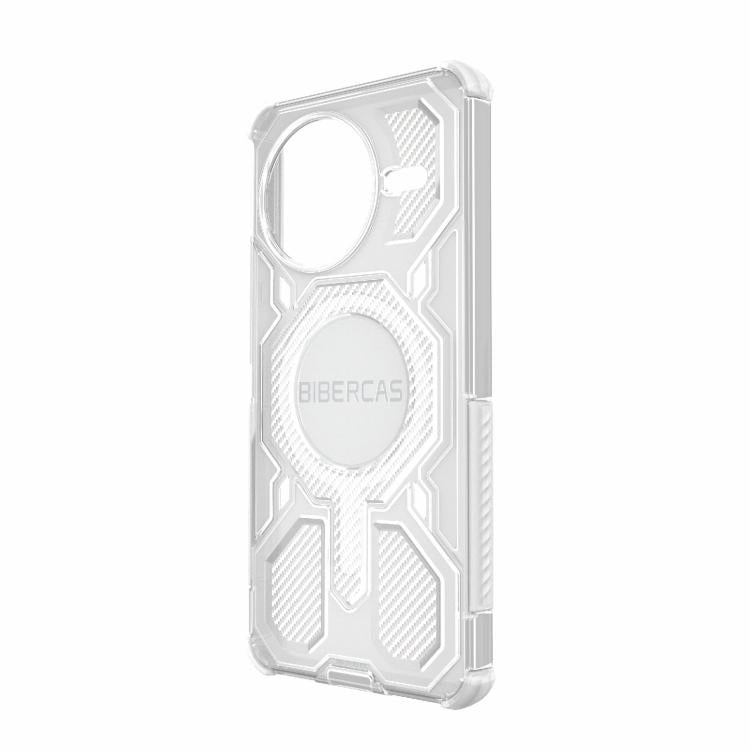 For Redmi K80 BIBERCAS Transparent Color Series MagSafe Air Bag Shockproof Phone Case