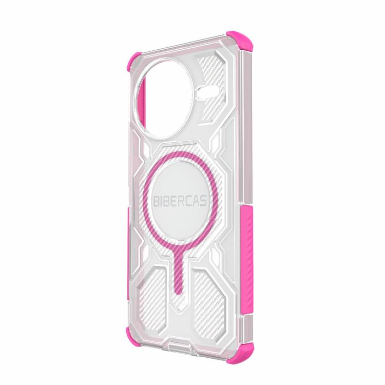 For Redmi K80 BIBERCAS Transparent Color Series MagSafe Air Bag Shockproof Phone Case