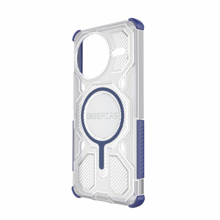 For Redmi K80 Pro BIBERCAS Transparent Color Series MagSafe Air Bag Shockproof Phone Case
