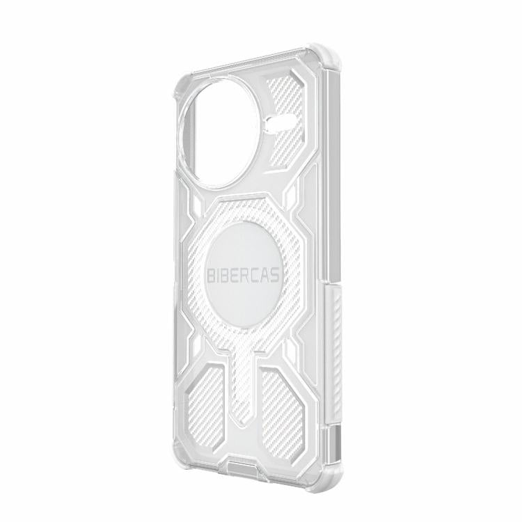 For Redmi K80 Pro BIBERCAS Transparent Color Series MagSafe Air Bag Shockproof Phone Case