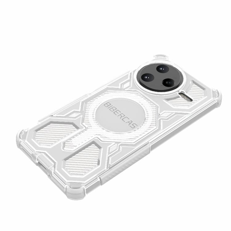 For Redmi K80 Pro BIBERCAS Transparent Color Series MagSafe Air Bag Shockproof Phone Case