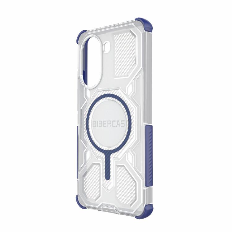 For Redmi Turbo 4 BIBERCAS Transparent Color Series MagSafe Air Bag Shockproof Phone Case