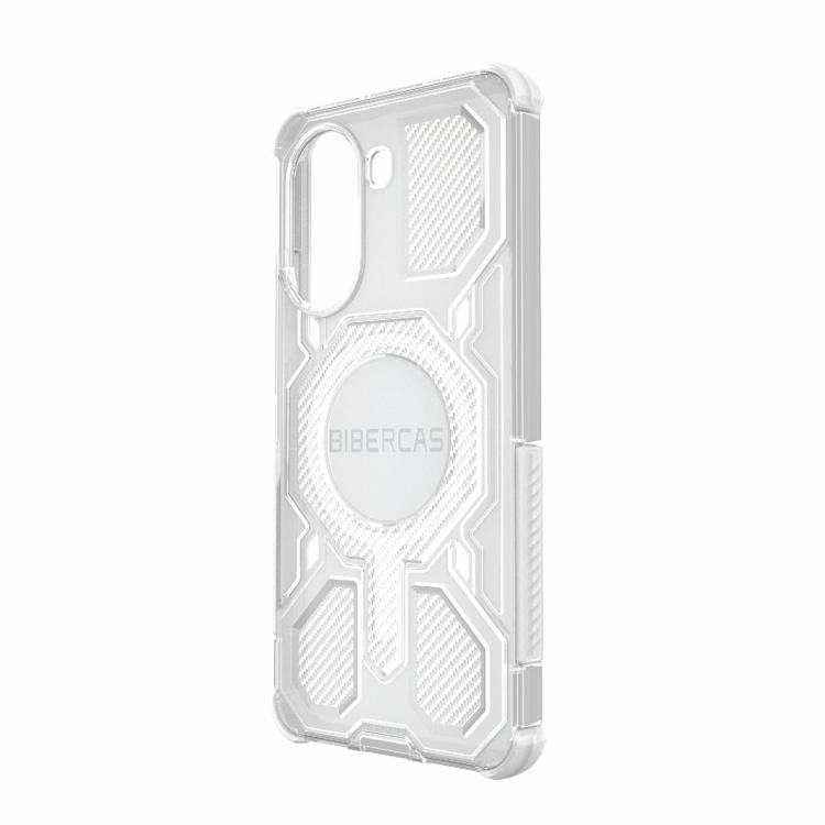For Redmi Turbo 4 BIBERCAS Transparent Color Series MagSafe Air Bag Shockproof Phone Case