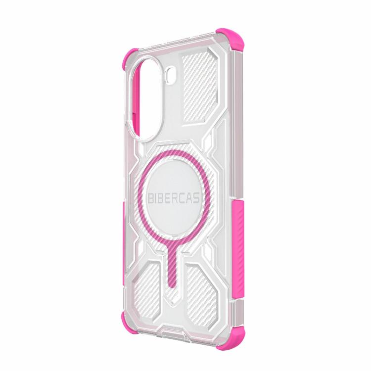 For Redmi Turbo 4 BIBERCAS Transparent Color Series MagSafe Air Bag Shockproof Phone Case