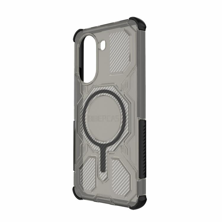For Redmi Turbo 4 BIBERCAS Transparent Color Series MagSafe Air Bag Shockproof Phone Case