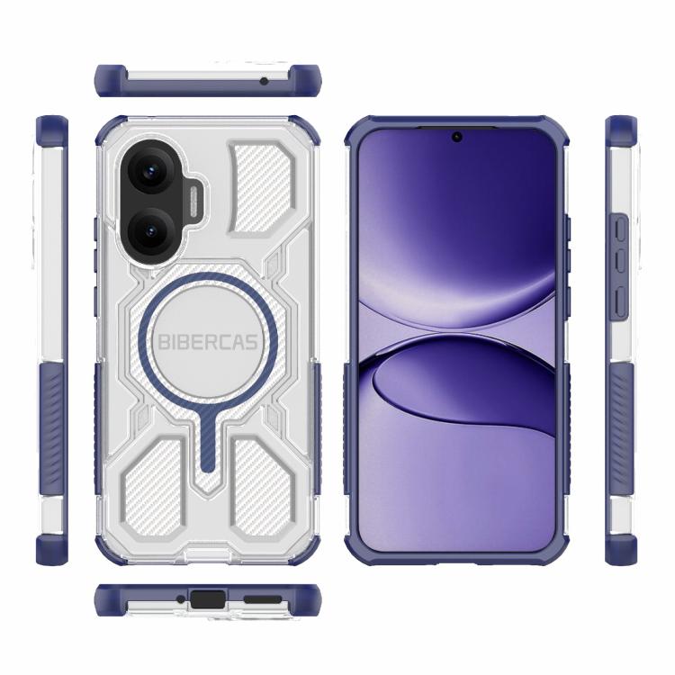 For Redmi Turbo 4 Pro 5G BIBERCAS Transparent Color Series MagSafe Air Bag Shockproof Phone Case
