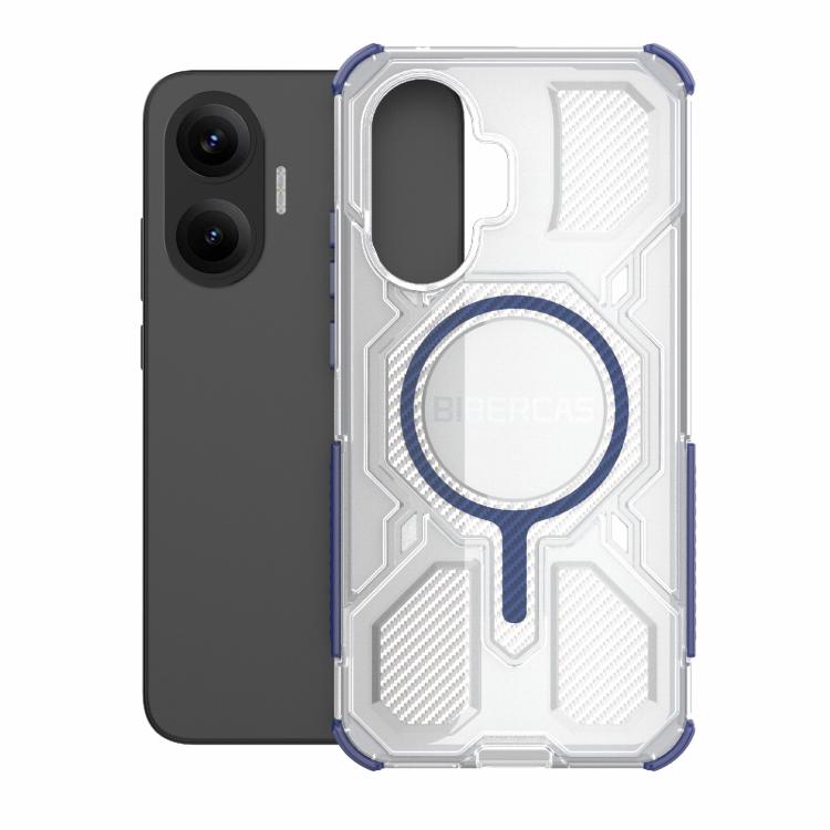 For Redmi Turbo 4 Pro 5G BIBERCAS Transparent Color Series MagSafe Air Bag Shockproof Phone Case