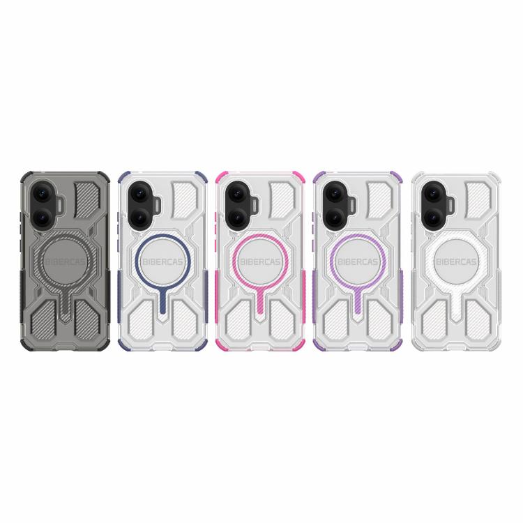 For Redmi Turbo 4 Pro 5G BIBERCAS Transparent Color Series MagSafe Air Bag Shockproof Phone Case