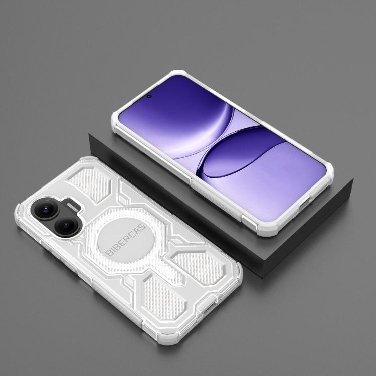For Redmi Turbo 4 Pro 5G BIBERCAS Transparent Color Series MagSafe Air Bag Shockproof Phone Case