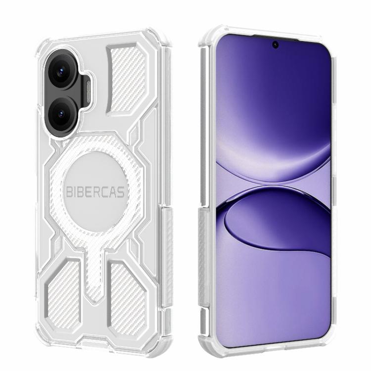 For Redmi Turbo 4 Pro 5G BIBERCAS Transparent Color Series MagSafe Air Bag Shockproof Phone Case