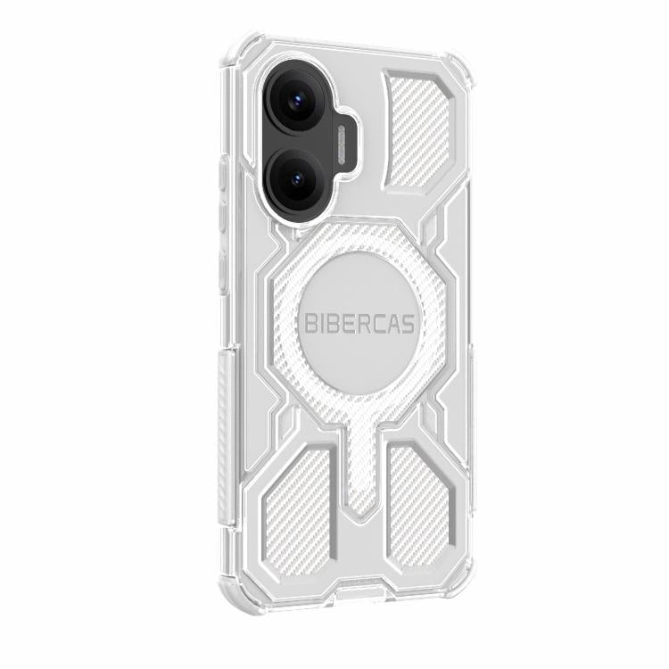 For Redmi Turbo 4 Pro 5G BIBERCAS Transparent Color Series MagSafe Air Bag Shockproof Phone Case