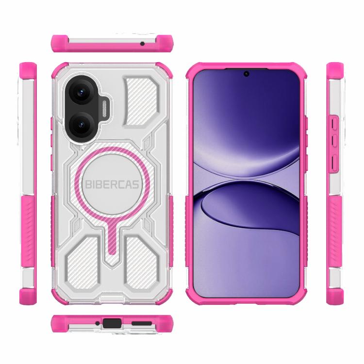 For Redmi Turbo 4 Pro 5G BIBERCAS Transparent Color Series MagSafe Air Bag Shockproof Phone Case