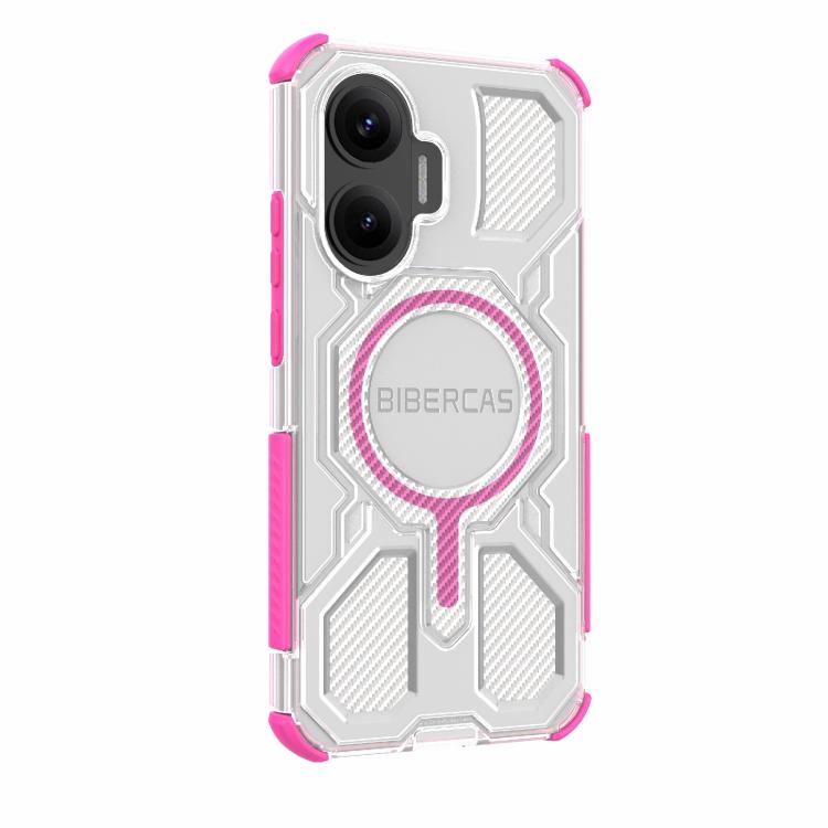 For Redmi Turbo 4 Pro 5G BIBERCAS Transparent Color Series MagSafe Air Bag Shockproof Phone Case