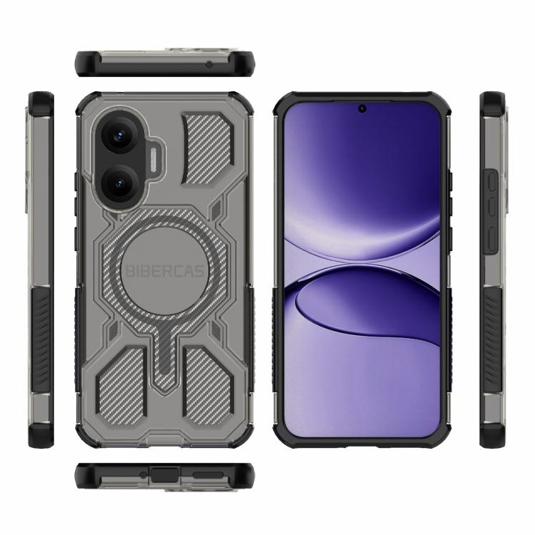 For Redmi Turbo 4 Pro 5G BIBERCAS Transparent Color Series MagSafe Air Bag Shockproof Phone Case