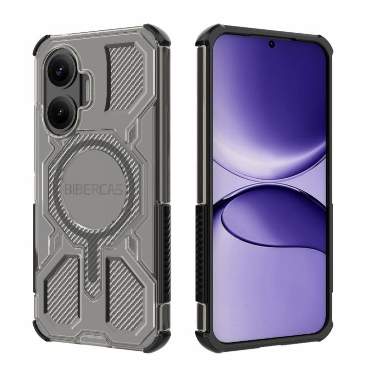 For Redmi Turbo 4 Pro 5G BIBERCAS Transparent Color Series MagSafe Air Bag Shockproof Phone Case