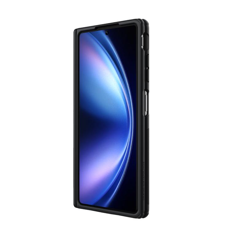 For vivo X Fold5 NILLKIN Frosted Prop PC + TPU MagSafe Magnetic Transparent Mirror Cover Phone Case - Black