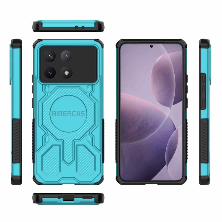 For Redmi K70 BIBERCAS Real Color Series MagSafe Shockproof Phone Case