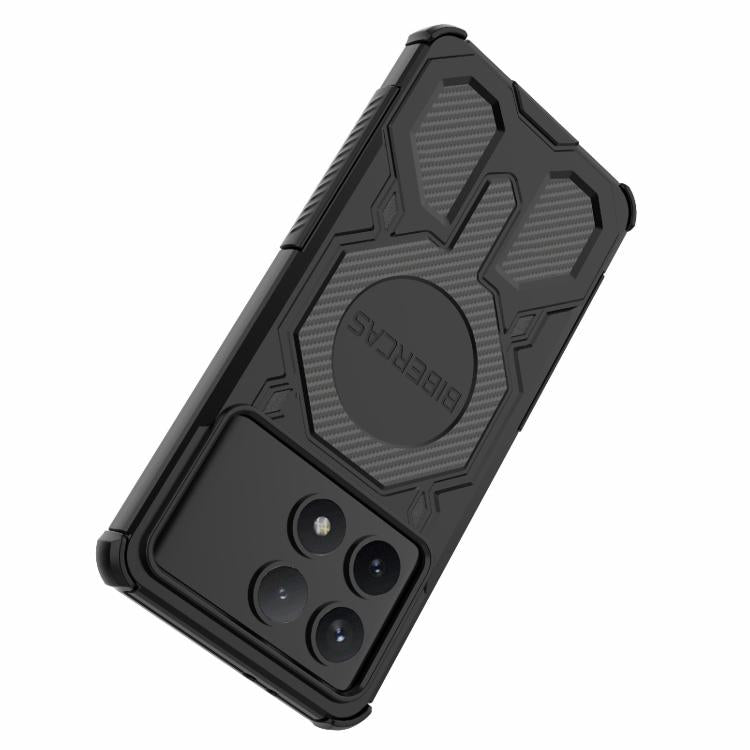 For Redmi K70 BIBERCAS Real Color Series MagSafe Shockproof Phone Case