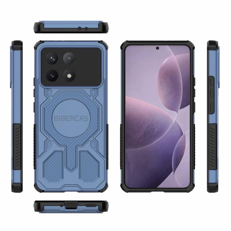 For Redmi K70 BIBERCAS Real Color Series MagSafe Shockproof Phone Case