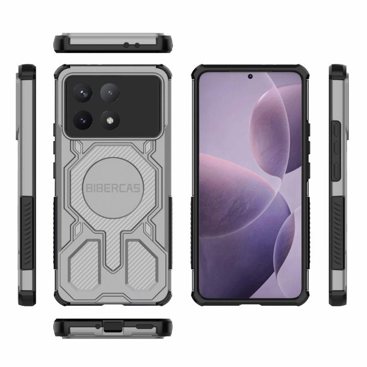 For Redmi K70 BIBERCAS Real Color Series MagSafe Shockproof Phone Case
