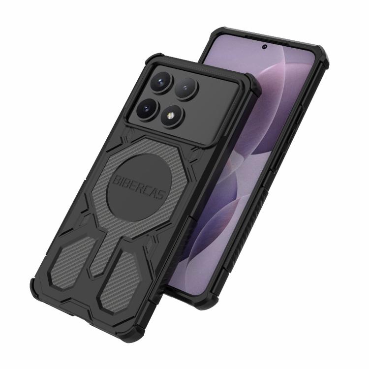 For Redmi K70 BIBERCAS Real Color Series MagSafe Shockproof Phone Case