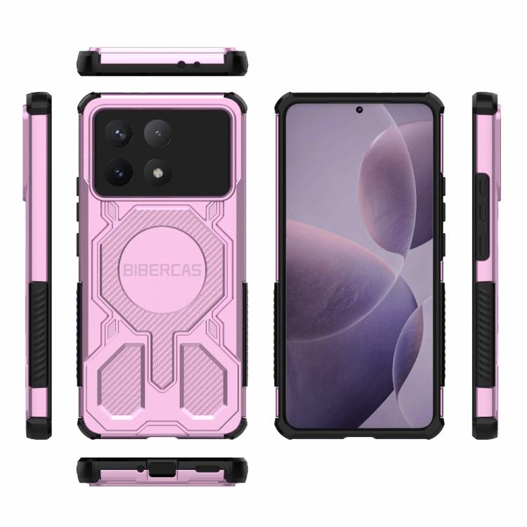 For Redmi K70 BIBERCAS Real Color Series MagSafe Shockproof Phone Case