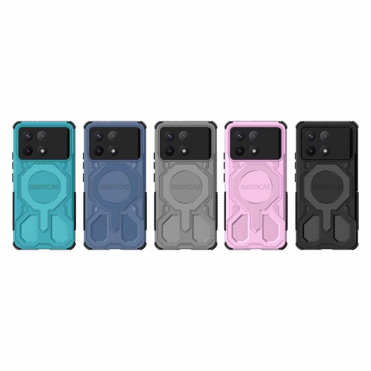 For Redmi K70 BIBERCAS Real Color Series MagSafe Shockproof Phone Case