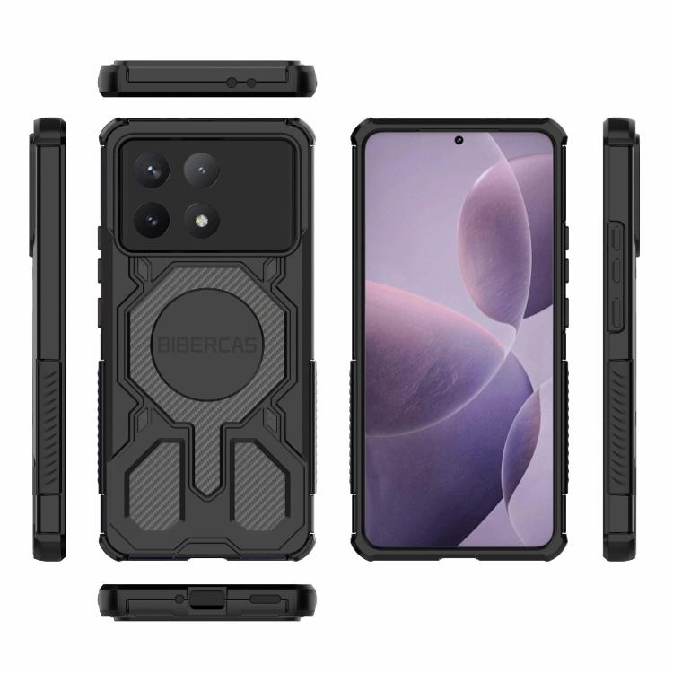 For Redmi K70 BIBERCAS Real Color Series MagSafe Shockproof Phone Case