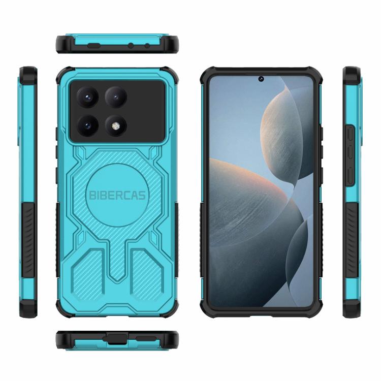 For Redmi K70E BIBERCAS Real Color Series MagSafe Shockproof Phone Case