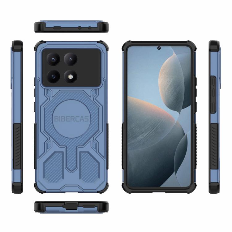 For Redmi K70E BIBERCAS Real Color Series MagSafe Shockproof Phone Case