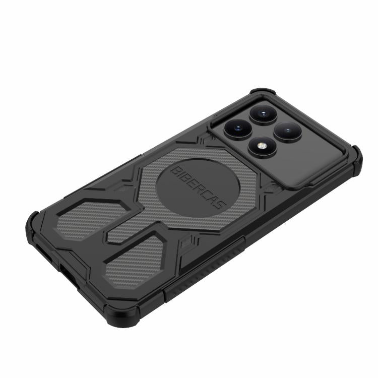 For Redmi K70E BIBERCAS Real Color Series MagSafe Shockproof Phone Case