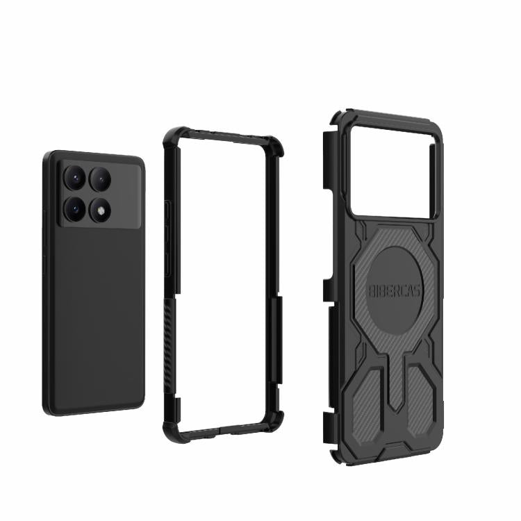 For Redmi K70E BIBERCAS Real Color Series MagSafe Shockproof Phone Case