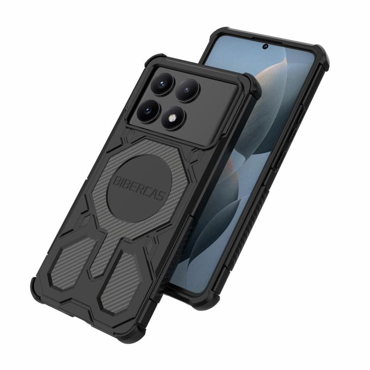 For Redmi K70E BIBERCAS Real Color Series MagSafe Shockproof Phone Case