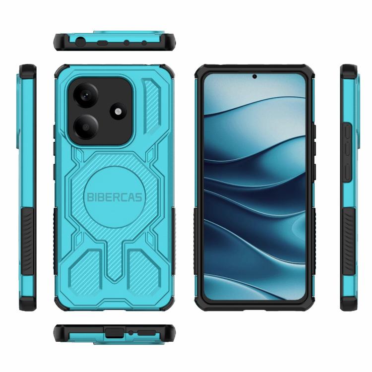 For Redmi Note 14 5G BIBERCAS Real Color Series MagSafe Shockproof Phone Case