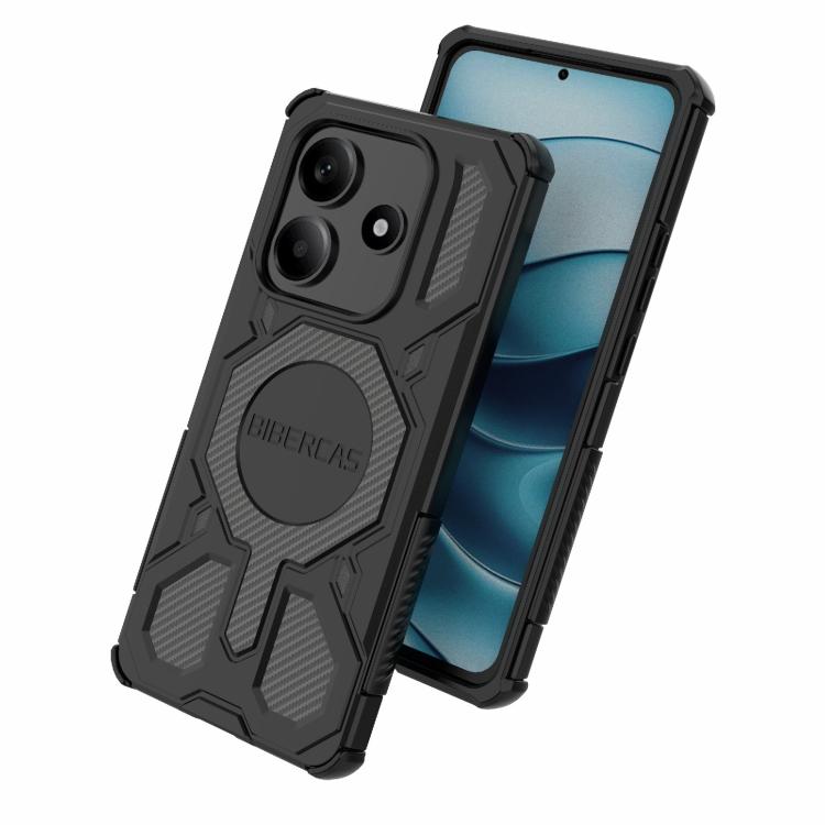 For Redmi Note 14 5G BIBERCAS Real Color Series MagSafe Shockproof Phone Case