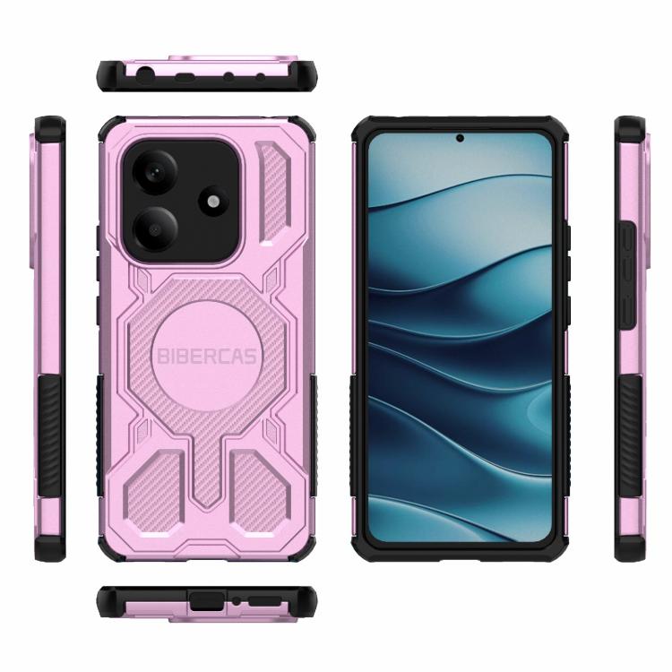 For Redmi Note 14 5G BIBERCAS Real Color Series MagSafe Shockproof Phone Case