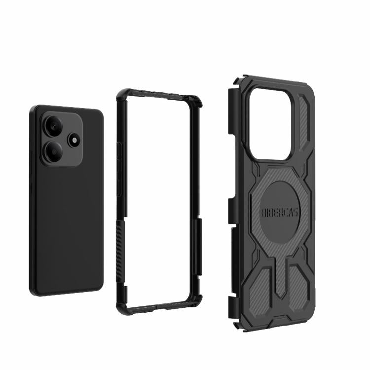 For Redmi Note 14 5G BIBERCAS Real Color Series MagSafe Shockproof Phone Case