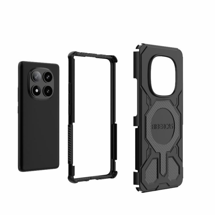 For Redmi Note 14 Pro 5G BIBERCAS Real Color Series MagSafe Shockproof Phone Case
