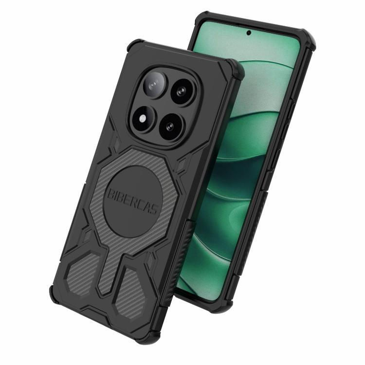 For Redmi Note 14 Pro 5G BIBERCAS Real Color Series MagSafe Shockproof Phone Case
